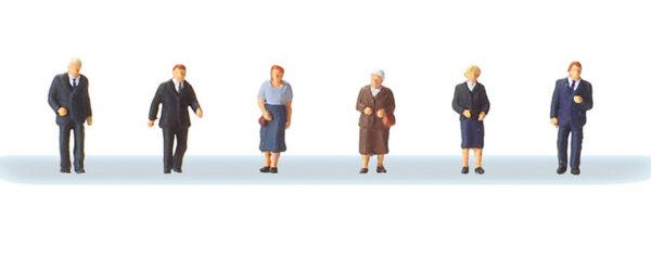 Preiser 79220 Churchgoers #1 N Gauge Figures