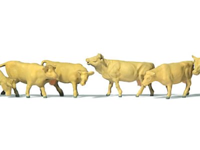 Preiser 79229 Light Brown Cows N Gauge Figures