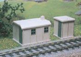 Ratio 238 Concrete Lineside Huts N Scale