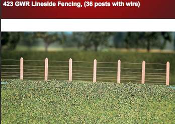 Ratio 423 GWR Lineside Fencing OO Scale