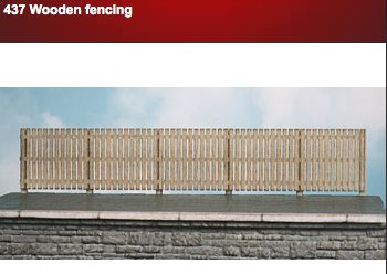 Ratio 437 Wooden Fencing OO Scale