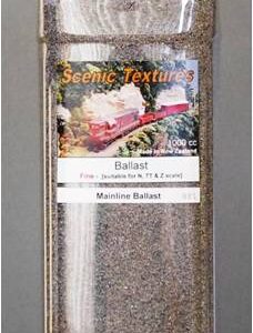 Scenic Textures BF1 Mainline Ballast (Fine grey) 1000 cc Bottle