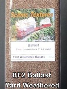 Scenic Textures BF2 Yard Weathered Ballast (brown) Fine 1000 cc bottle