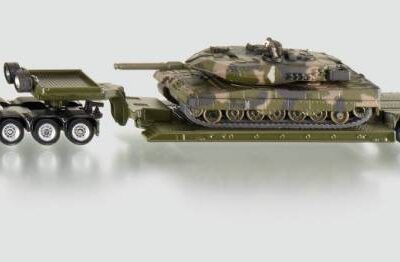 Siku 1872 MAN TG-A Heavy Haulage Transporter with Leopard Tank 1/87 Scale