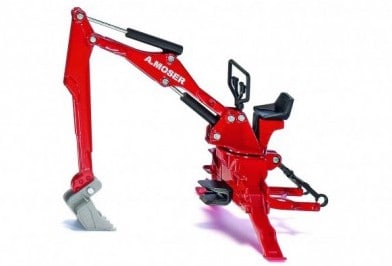 Siku 2066 A Moser Rear End Digger, attachment for Tractor 1/32 scale