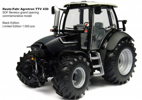 Universal Hobbies UH4256 Deutz-Fahr TTV 430 Tractor - Black Edition
