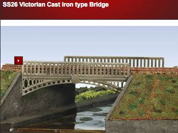 Wills SS26 Victorian Cast Iron type Bridge OO Scale