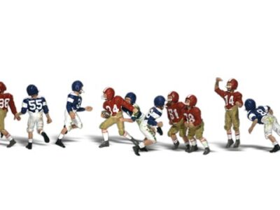 Woodland Scenics A1895 Youth Football Players HO Gauge Figures