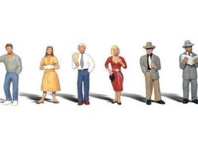 Woodland Scenics A2121 Pedestrians N Gauge Figures