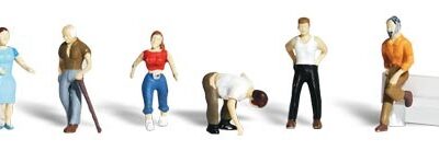 Woodland Scenics A2124 Ordinary People N Gauge Figures
