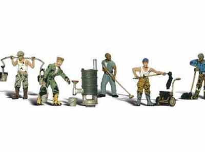 Woodland Scenics A2128 Roofers N Gauge Figures