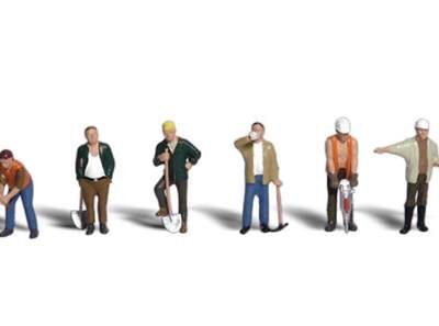 Woodland Scenics A2137 Road Crew N Gauge Figures