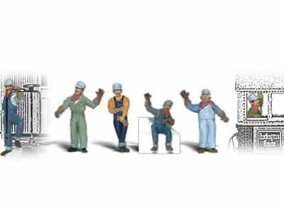 Woodland Scenics A2153 Engineers N Gauge Figures