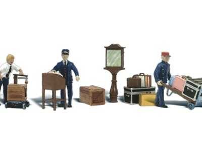 Woodland Scenics A2211 Depot Workers & Accessories N Gauge Figures