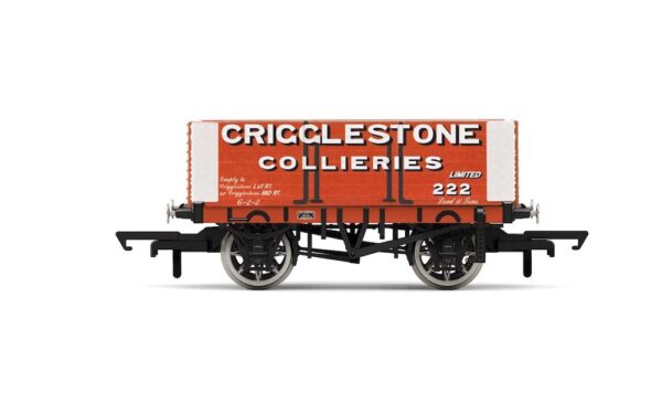 Hornby R6949 Crigglestone Quarries 6 Plank Wagon, No. 222 OO Scale