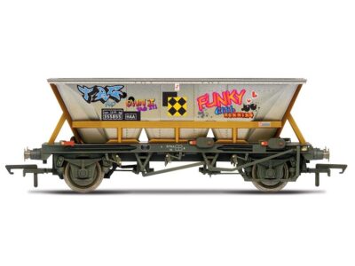 Hornby R6961 BR HAA Wagon, No. 355855 with Graffiti