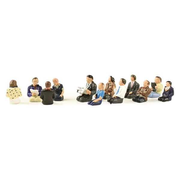 Bachmann Branchline 36-408 12 Seated Coach Passengers OO Scale Figure set