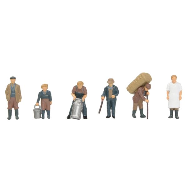 Bachmann Branchline 36-414 1940s/50s Livestock Farming OO Scale Figure set