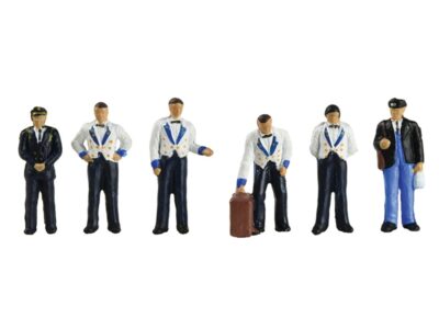 Bachmann Branchline 36-420 Midlands Pullman Stewards & Train Crew Figures OO Scale Figure set