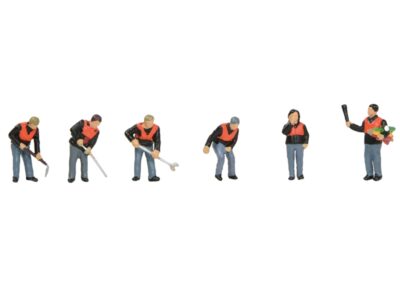 Bachmann Branchline 36-421 1960s/70s Lineside Workers OO Scale Figure set