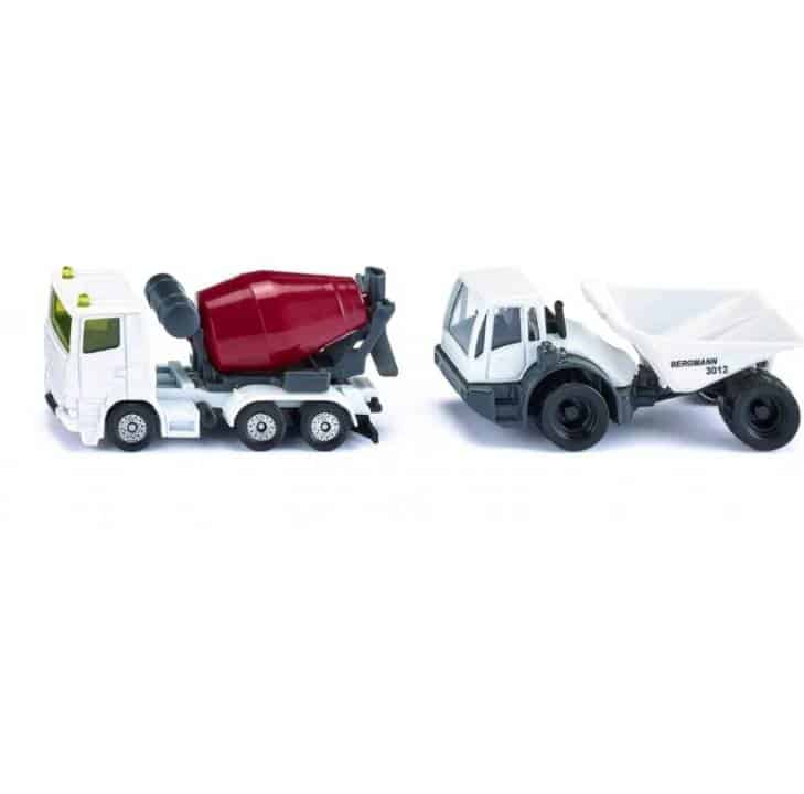 Siku 1692 Scania Cement Mixer Truck Bergmann Dumper Truck