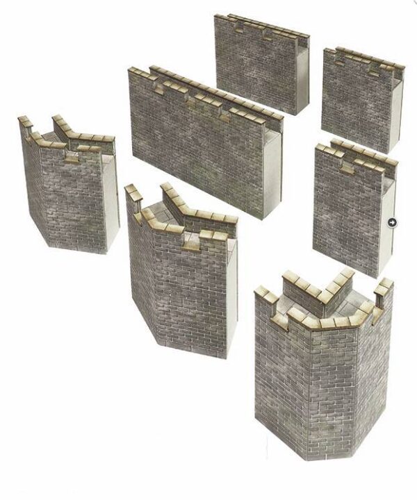 Metcalfe PO293 Curtain Walls OO/HO Scale Kit