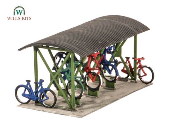 Wills SS23 Bicycle Shed and Bikes