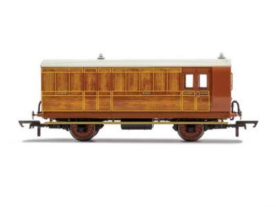 Hornby R40060 GNR, 4 Wheel Coach, Brake Baggage.