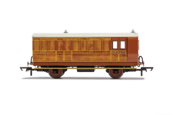 Hornby R40060 GNR, 4 Wheel Coach, Brake Baggage.