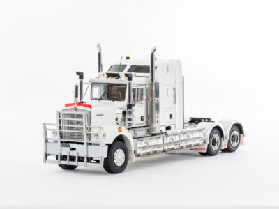 Drake Collectibles Z01523 Kenworth C509 Sleeper White - Black Chassis