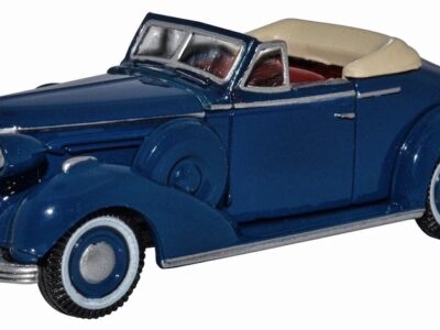 Oxford Diecast 87BS36005 Buick Special Convertible Coupe 1936 Cardinal - Musketeer Blue 1/87 Scale