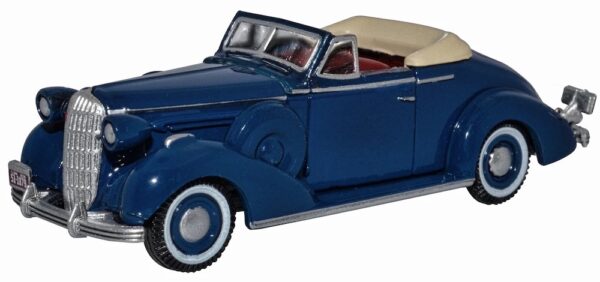 Oxford Diecast 87BS36005 Buick Special Convertible Coupe 1936 Cardinal - Musketeer Blue