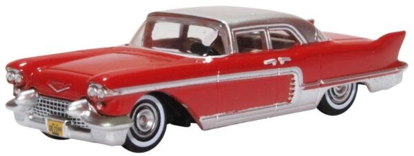 Oxford Diecast 87CE57002 Cadillac Eldorado Brougham 1957 - Dakota Red 1/87 Scale