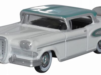 Oxford Diecast 87ED58007 Edsel Citation 1958 - Snow White / Turquoise