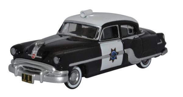 Oxford Diecast 87PC54003 Pontiac Chieftain 4 Door 1954 - California Highway Patrol 1/87 Scale