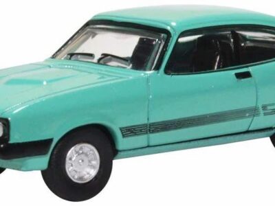 Oxford Diecast 76CAP009 Ford Capri MKIII - Peppermint Sea Green