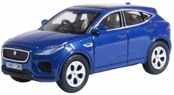 Oxford Diecast 76JEP001 Jaguar E Pace - Caesium Blue