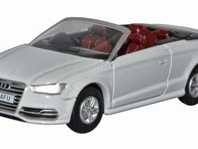 Oxford Diecast 76S3001 Audi S3 Cabriolet - Glacier White