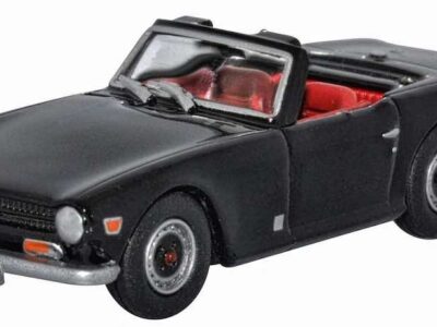 Oxford Diecast 76TR6004 Triumph TR6 - Black