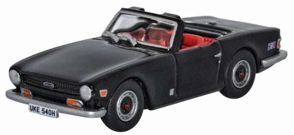 Oxford Diecast 76TR6004 Triumph TR6 - Black