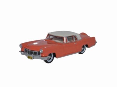 Oxford Diecast 87LC56004 1956 Continental MkII - Island Coral / Starmist White 1/87 Scale