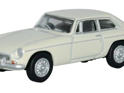 Oxford Diecast 76MGBGT003 MG BGT Sports Car - Glacier White