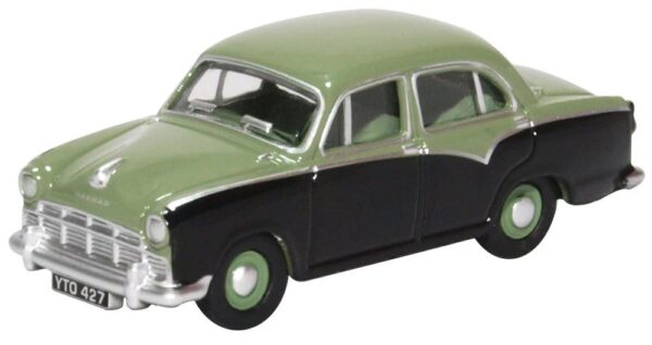 Oxford Diecast 76MO007 Morris Oxford III - Sage Green / Twilight Grey