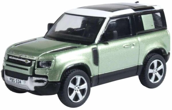 Oxford Diecast 76ND90001 Land Rover Defender 90 - Pangea Green