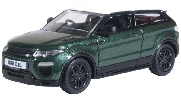 Oxford Diecast 76RRE003 Range Rover Evoque Coupe - Aintree Green