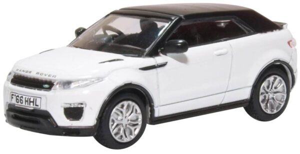 Oxford Diecast 76RREC003 Range Rover Evoque Convertible - Fuji White