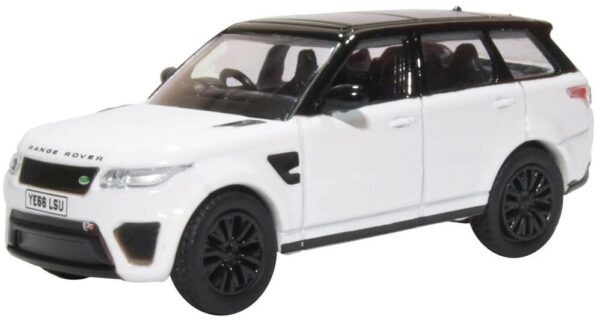 Oxford Diecast 76RRS004 Range Rover Sport SVR - Fuji White