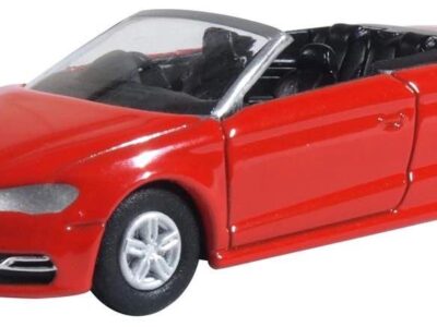 Oxford Diecast 76S3003 Audi S3 Cabriolet - Misano Red