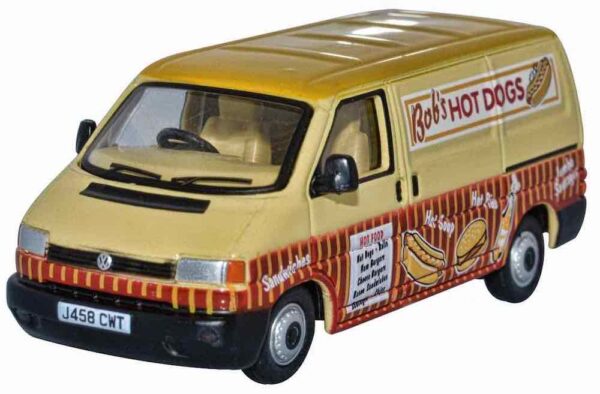 Oxford Diecast 76T4007 VW T4 Van - Bob Hot Dogs