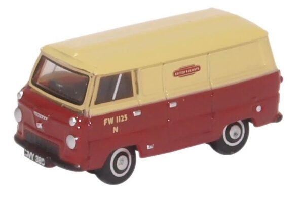 Oxford Diecast NFDE001 Ford 400E Van - British Railways N Scale